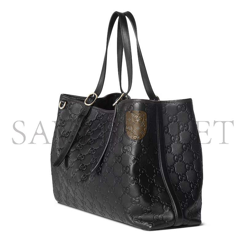 GUCCI GG EMBLEM LARGE TOTE BAG 815213 (38*25*15cm) GUCCI GG EMBLEM LARGE TOTE BAG 815213 (38*25*15cm)