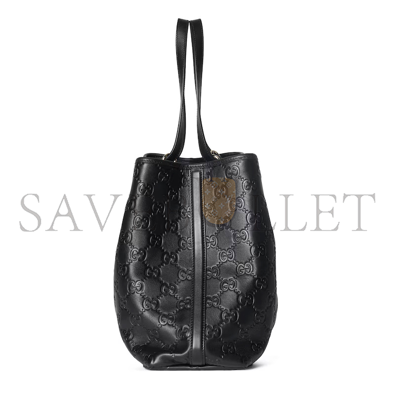 GUCCI GG EMBLEM LARGE TOTE BAG 815213 (38*25*15cm) GUCCI GG EMBLEM LARGE TOTE BAG 815213 (38*25*15cm)