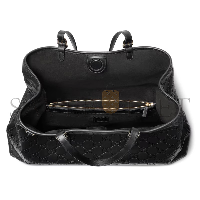 GUCCI GG EMBLEM LARGE TOTE BAG 815213 (38*25*15cm) GUCCI GG EMBLEM LARGE TOTE BAG 815213 (38*25*15cm)
