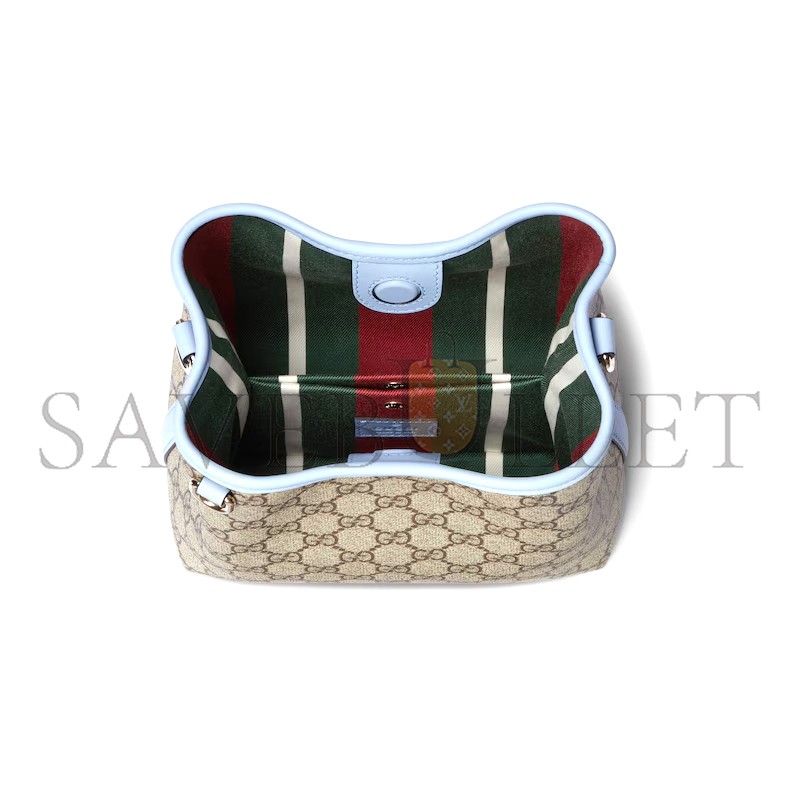 GUCCI GG EMBLEM SMALL BUCKET BAG 815118 (19*18*11cm) GUCCI GG EMBLEM SMALL BUCKET BAG 815118 (19*18*11cm)