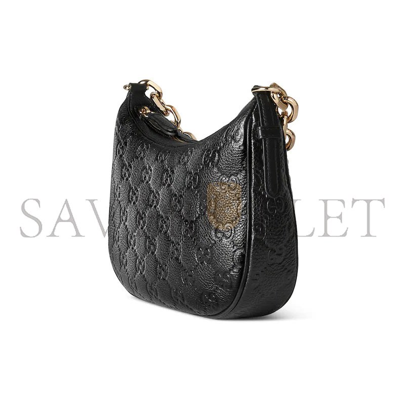GUCCI GG EMBLEM MEDIUM SHOULDER BAG 815409 (25.5*20*5cm) GUCCI GG EMBLEM MEDIUM SHOULDER BAG 815409 (25.5*20*5cm)
