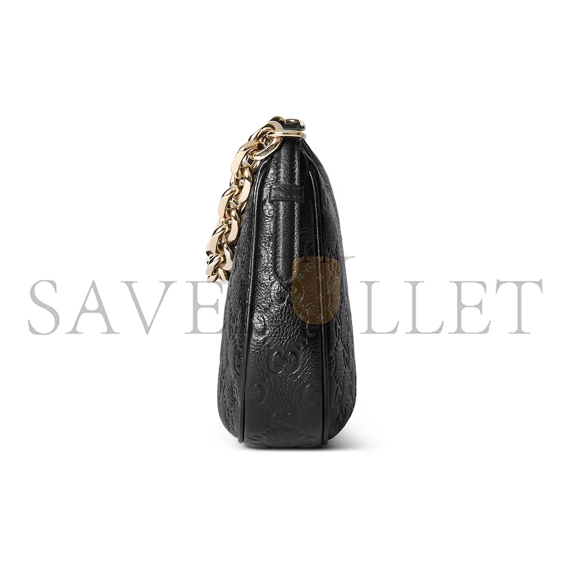 GUCCI GG EMBLEM MEDIUM SHOULDER BAG 815409 (25.5*20*5cm) GUCCI GG EMBLEM MEDIUM SHOULDER BAG 815409 (25.5*20*5cm)