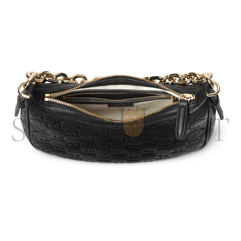 GUCCI GG EMBLEM MEDIUM SHOULDER BAG 815409 (25.5*20*5cm) GUCCI GG EMBLEM MEDIUM SHOULDER BAG 815409 (25.5*20*5cm)