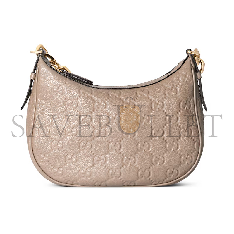 GUCCI GG EMBLEM MEDIUM SHOULDER BAG 815409 (25.5*20*5cm)