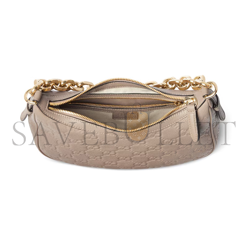 GUCCI GG EMBLEM MEDIUM SHOULDER BAG 815409 (25.5*20*5cm)
