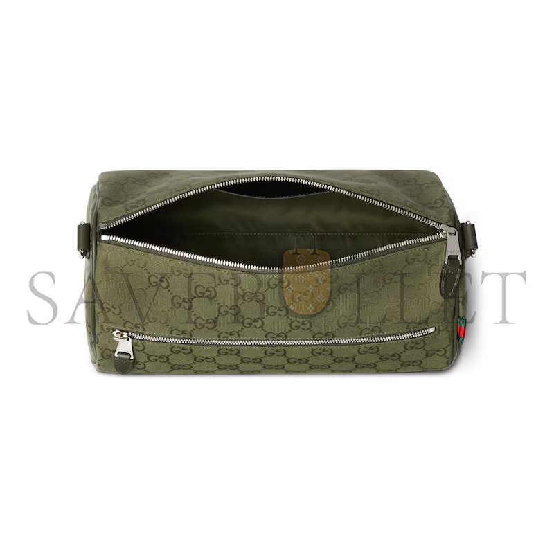 GUCCI GG CANVAS SMALL CYLINDER BAG 834455 (30*16*16cm) GUCCI GG CANVAS SMALL CYLINDER BAG 834455 (30*16*16cm)