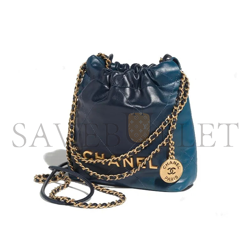CHANEL 22 MINI HANDBAG AS3980 B10681 NN490 (20*19*6cm)