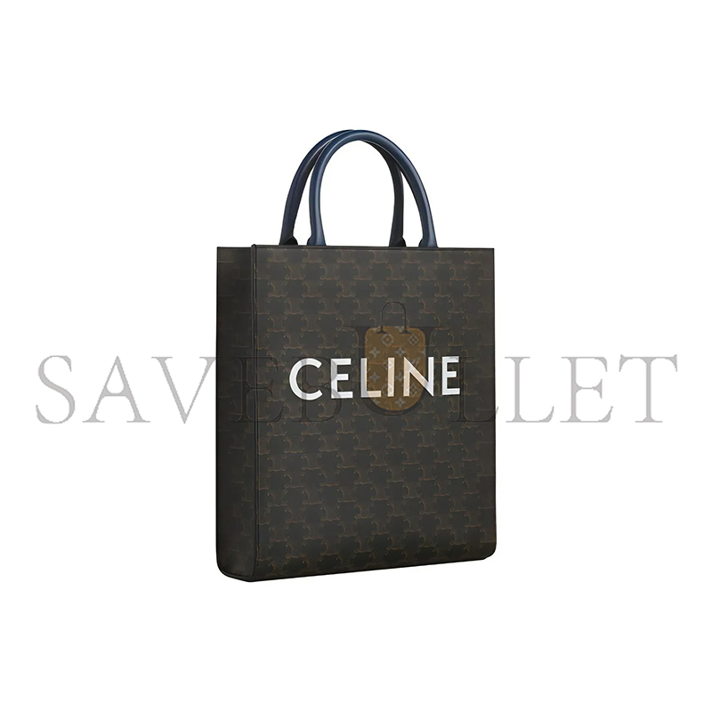 CELINE TOTE IN CABAS TRIOMPHE PRINTED COWHIDE 191542CIM.07OZ (39.5*37*9cm)