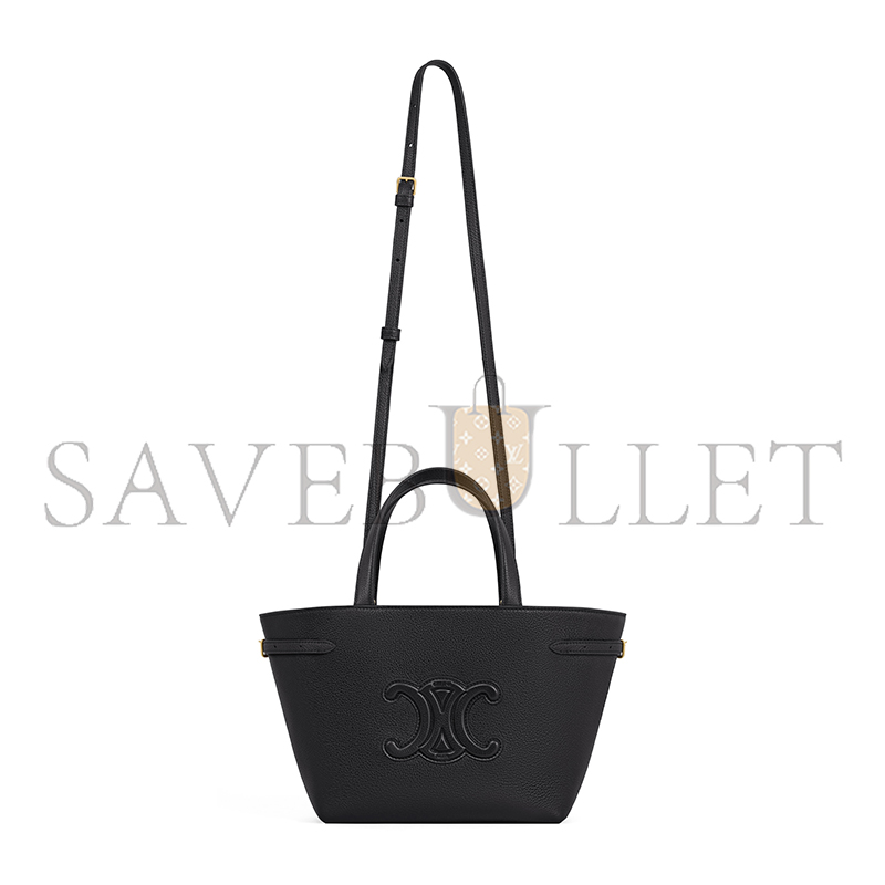 CELINE MINI CABAS ANAIS CUIR TRIOMPHE IN GRAINED CALFSKIN 118613ENY.38NO (21*20*10cm)