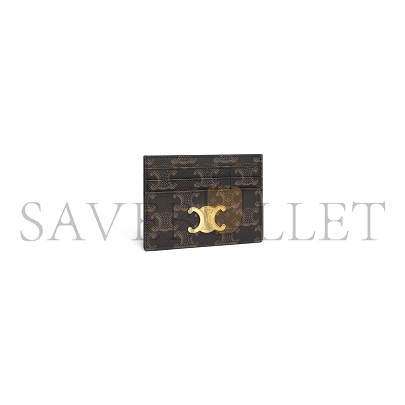 CEINE CARD HOLDER TRIOMPHE IN TRIOMPHE CANVAS 10L832CQH.04LU (11*8*0.3cm)