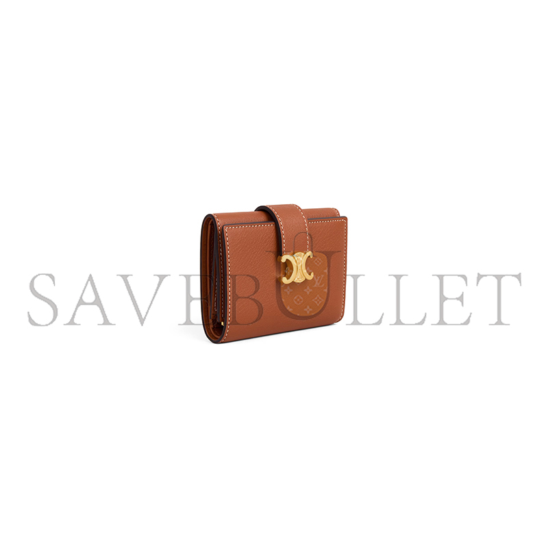 CELINE FINE STRAP WALLET NINO IN SUPPLE GRAINED CALFSKIN 10M963GHH.04LU (10.5*8*2cm)