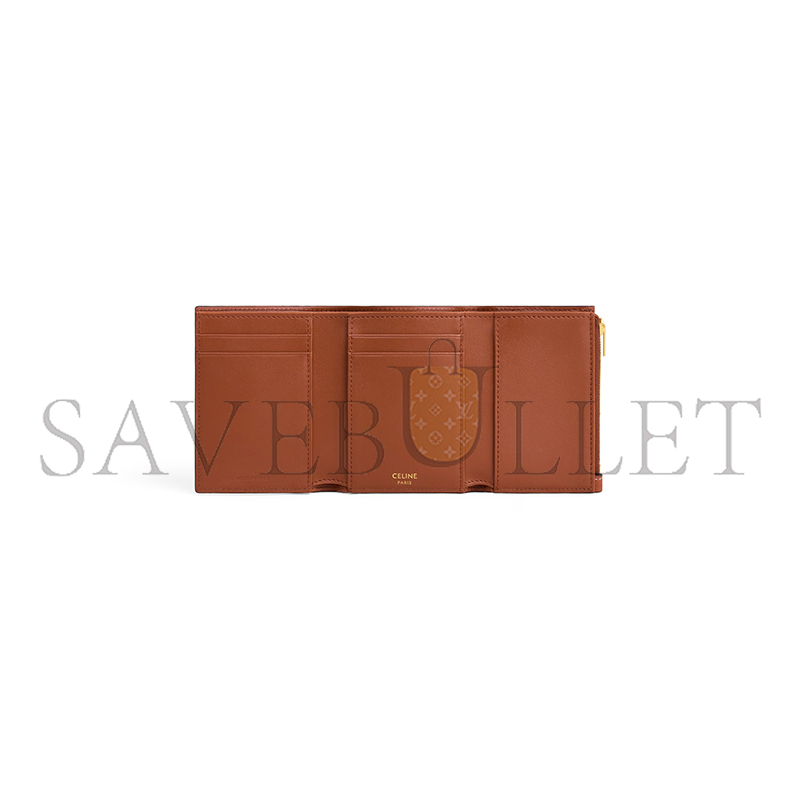 CELINE FINE STRAP WALLET NINO IN SUPPLE GRAINED CALFSKIN 10M963GHH.04LU (10.5*8*2cm)