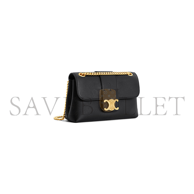 CELINE TEEN CELINE VICTOIRE BAG IN SUPPLE GRAINED CALFSKIN 116593FDU.38NO (23.5*14*8cm)