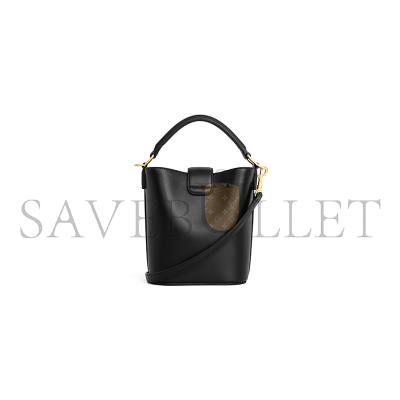 CELINE MINI BUCKET LOUISE IN SMOOTH CALFSKIN 10N473GHJ.38NO (13.5*16*10cm)