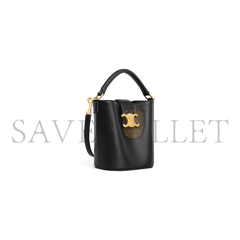 CELINE MINI BUCKET LOUISE IN SMOOTH CALFSKIN 10N473GHJ.38NO (13.5*16*10cm)
