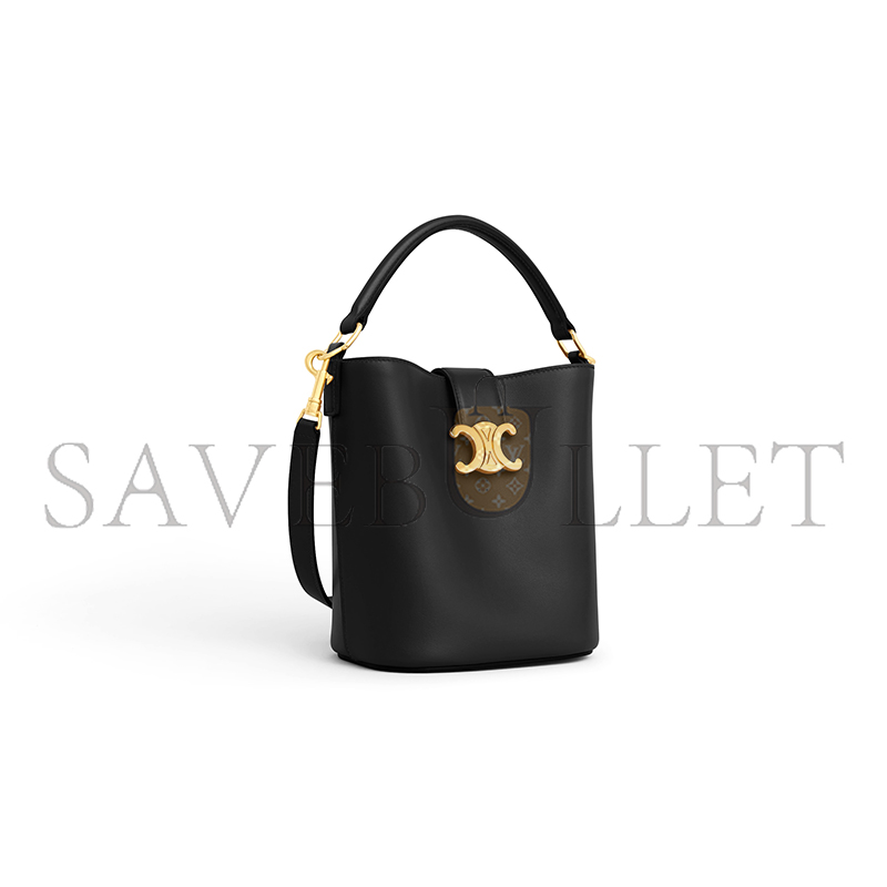 CELINE SMALL BUCKET LOUISE IN SMOOTH CALFSKIN 119173FX9.38NO (19*16*12cm)