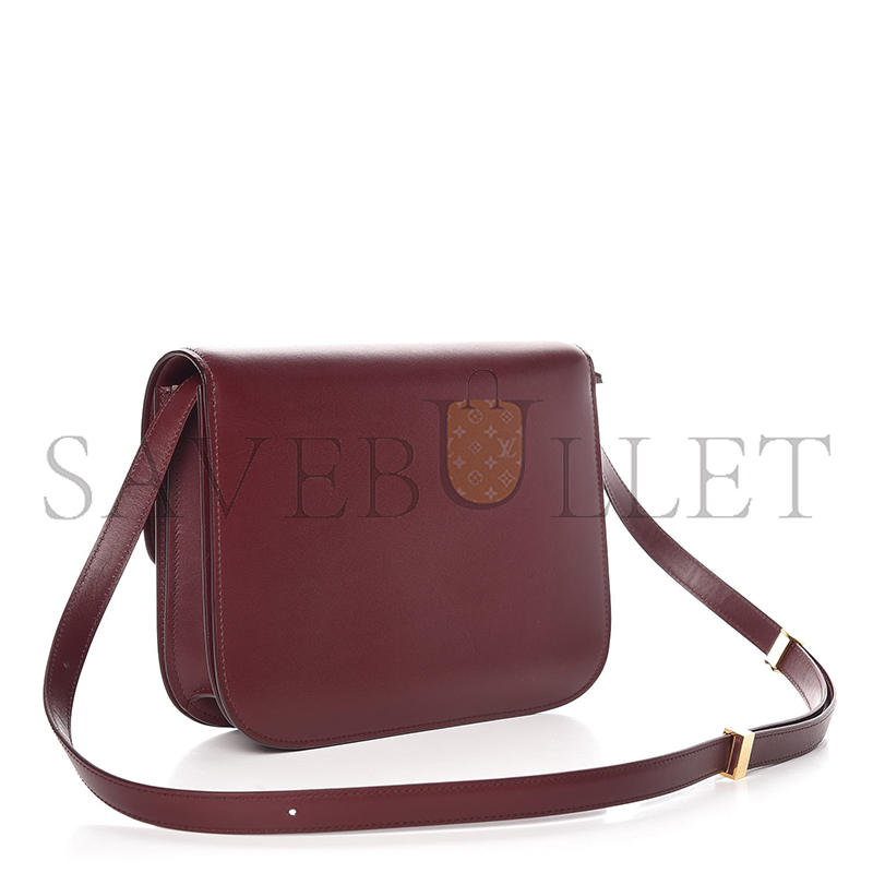CELINE MEDIUM SHOULDER BAG IN TEEN CLASSIC STRIPED CALFSKIN 164173DLS.27DC (24*18*7cm)