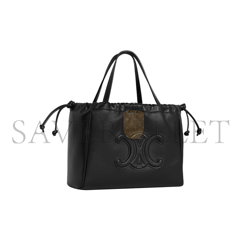 CELINE SMALL DRAWSTRING BAG IN CABAS TRIOMPHE SMOOTH COWHIDE 111013DU3.38NO (22*17*15cm)