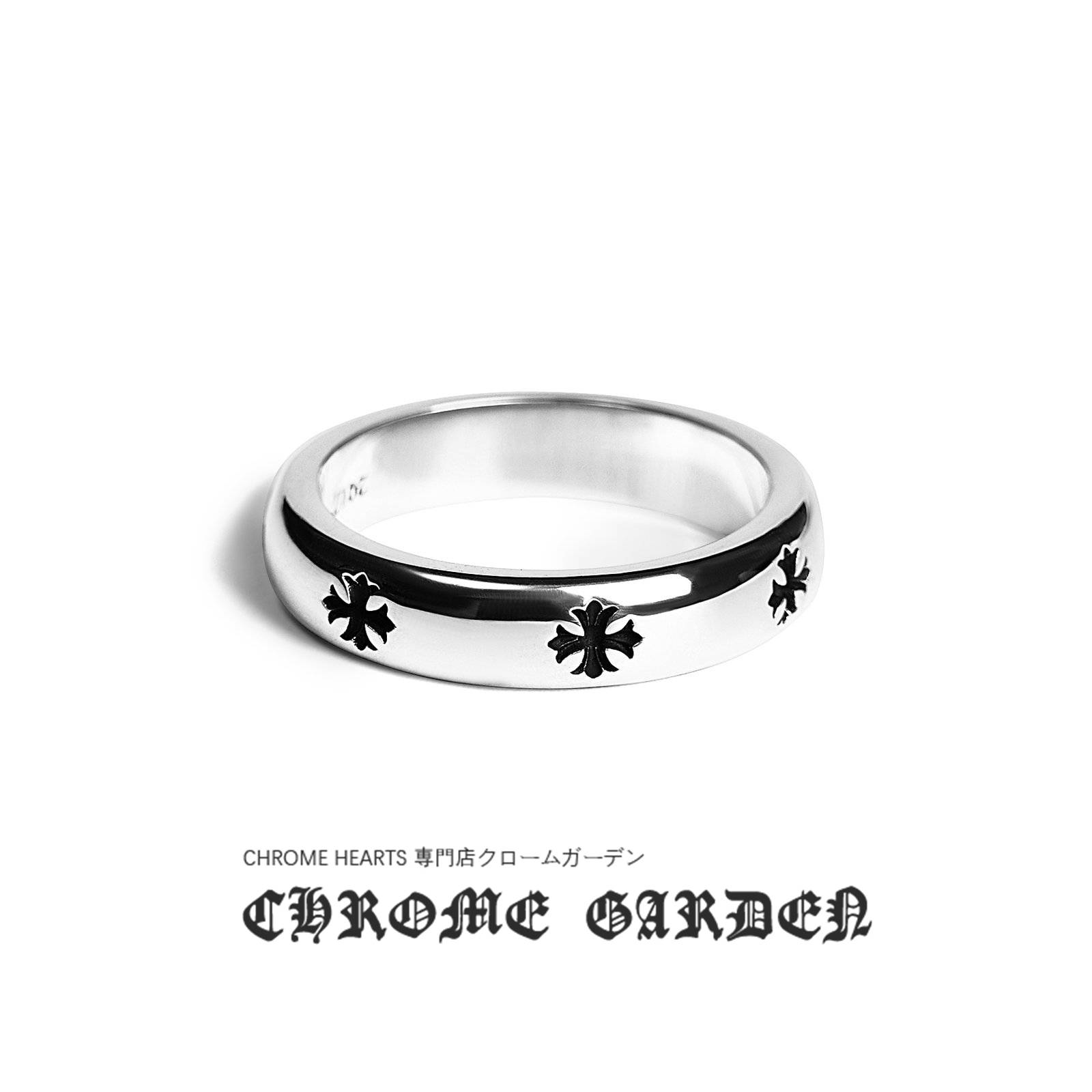 CHROME HEARTS CH PLUS BAND RING CHROME HEARTS CH PLUS BAND RING