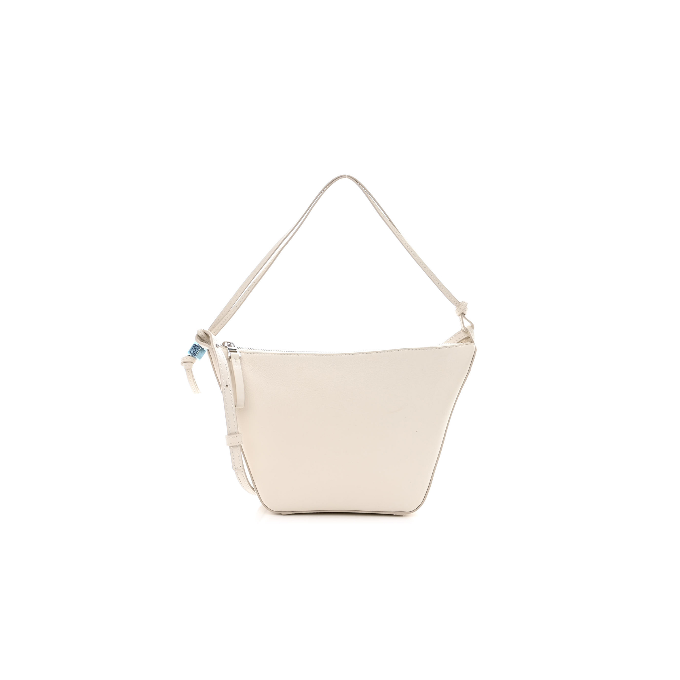 LOEWE CALFSKIN MINI HAMMOCK HOBO SOFT WHITE (17*15*10cm) LOEWE CALFSKIN MINI HAMMOCK HOBO SOFT WHITE (17*15*10cm)