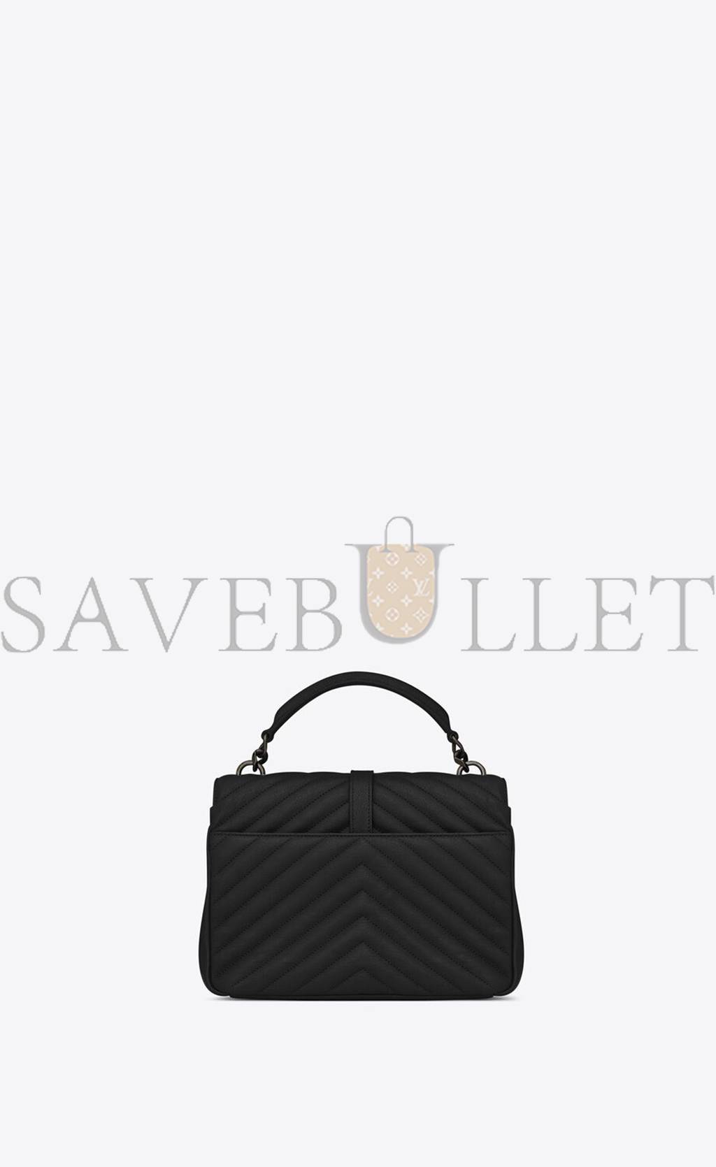 YSL COLLEGE MEDIUM CHAIN BAG IN QUILTED LEATHER 600279BRM041000 (24*17*6.5cm) YSL COLLEGE MEDIUM CHAIN BAG IN QUILTED LEATHER 600279BRM041000 (24*17*6.5cm)