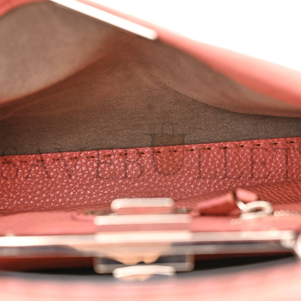 FENDI CUOIO ROMANO SELLERIA ELAPHE LACE UP MEDIUM PEEKABOO ICONIC SATCHEL MAKE UP TAUPE (34*25*13cm) FENDI CUOIO ROMANO SELLERIA ELAPHE LACE UP MEDIUM PEEKABOO ICONIC SATCHEL MAKE UP TAUPE (34*25*13cm)